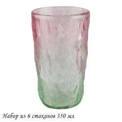 Lenardi 200-021 Набор из 6 стаканов 350мл в под.уп.(х8)Стекло