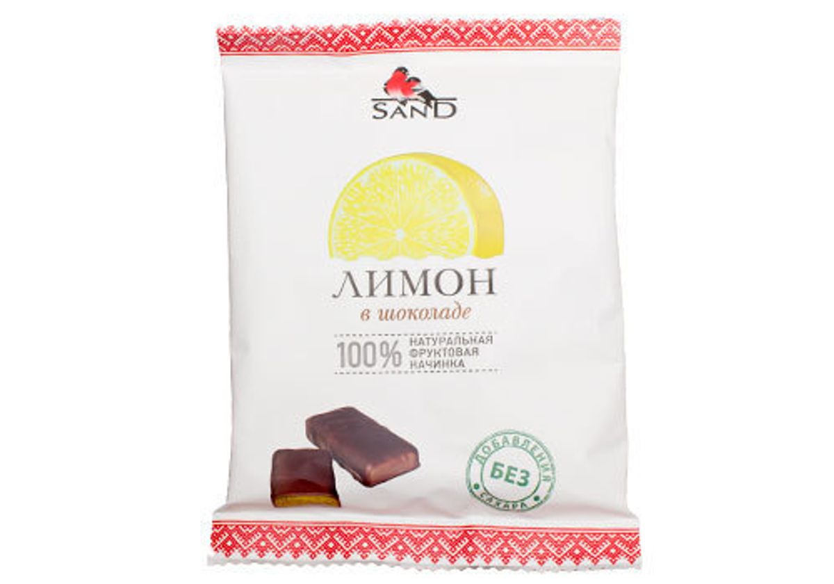 Конфеты школадные Sand "Лимон в шоколаде", 135г