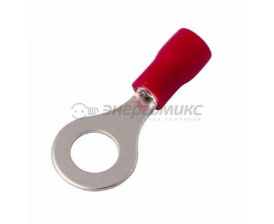 Наконечник кольцевой изолированный НКИ 1,25-4 д/провода 0,5-1,5мм2, красный (уп.100шт)