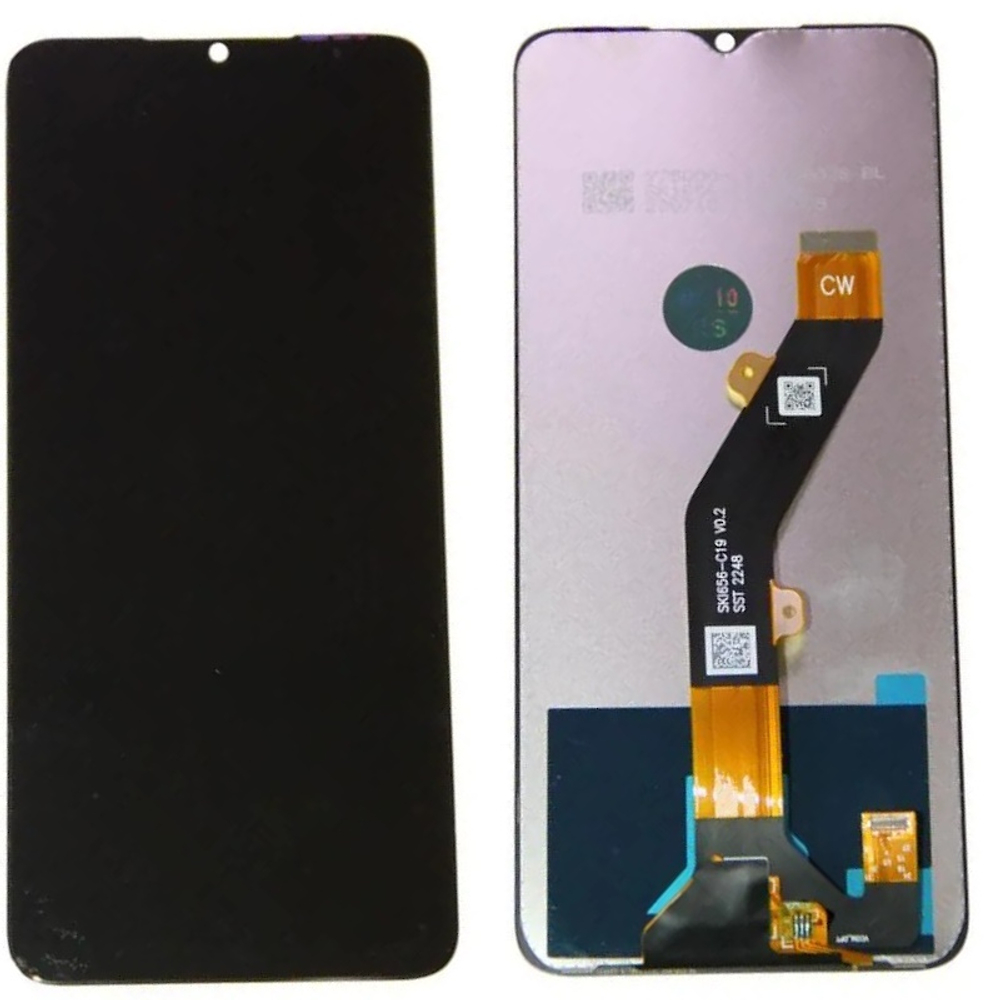 Дисплей для Infinix Smart 7 Plus с тачскрином Черный