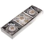 Набор свечей новогодних «Блеск праздника» 25*8,5*3 см, шампань