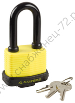 STAYER 60 мм, всепогодный удлиненная дужка, навесной замок (37141-50)