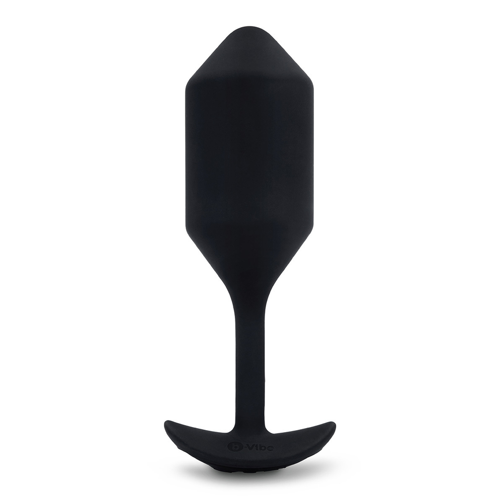 b-Vibe Vibrating Snug Plug 4 - Анальная пробка с вибрацией