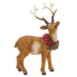 GAEM Фигурка декоративная "Олень", L8,5 W5,5 H13 см, 2в.