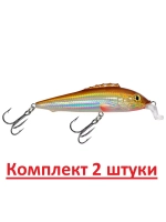 Воблер Минноу ЕРШ SR 75mm, цвет 124, 2 штуки
