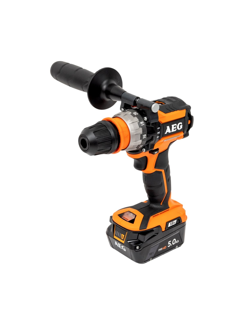 Бесщеточная аккумуляторная дрель-шуруповерт AEG BSB18CBLLI502C 4935459396
