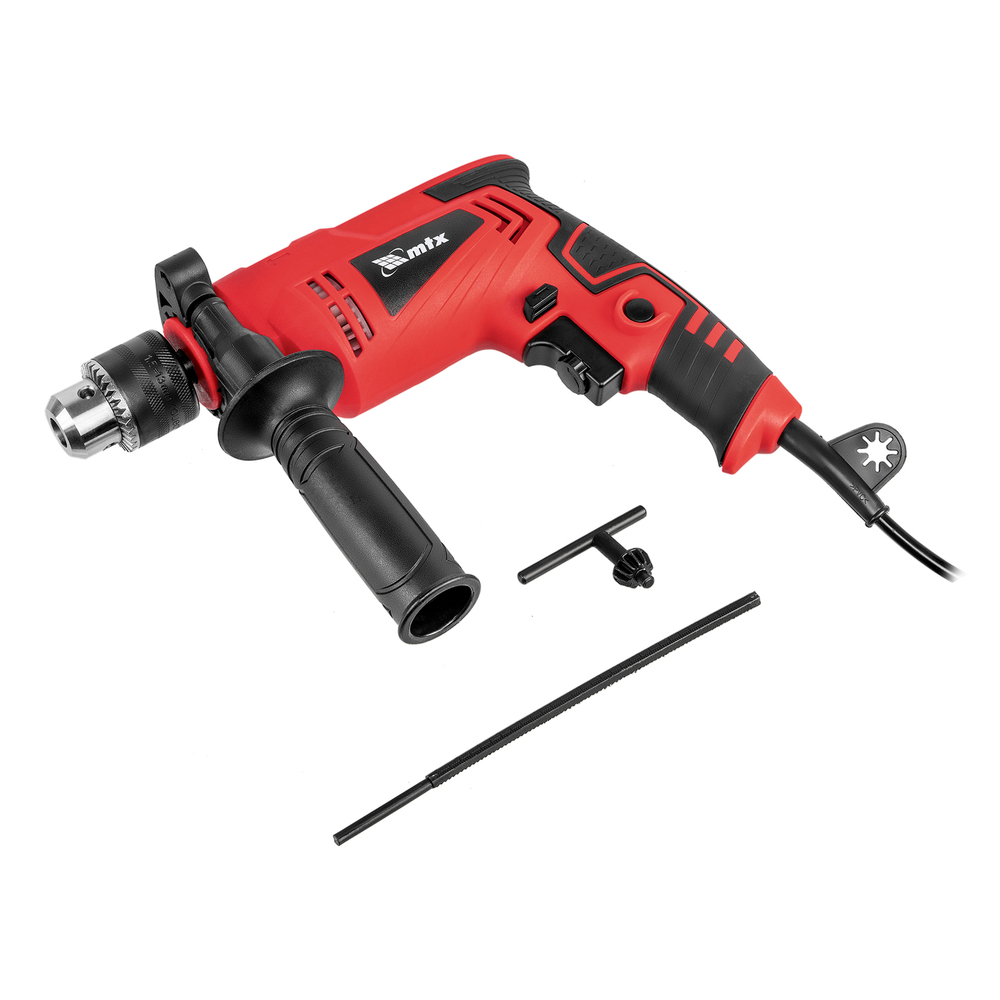 Дрель ударная MID-600, 600 Вт, 0-3000 об/мин, 0-48000 уд/мин MTX 26381