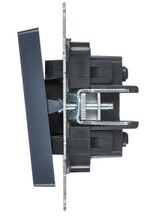 BRITE Выключатель 2-клавишный перекрестный 10А ВС10-2-3-БрМ маренго IEK