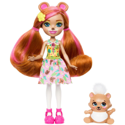 EnchanTimals - Кукла Медвежонок Билокси + питомец HTP81 / артикул   DVH87 HTP81  / GTIN 194735196173