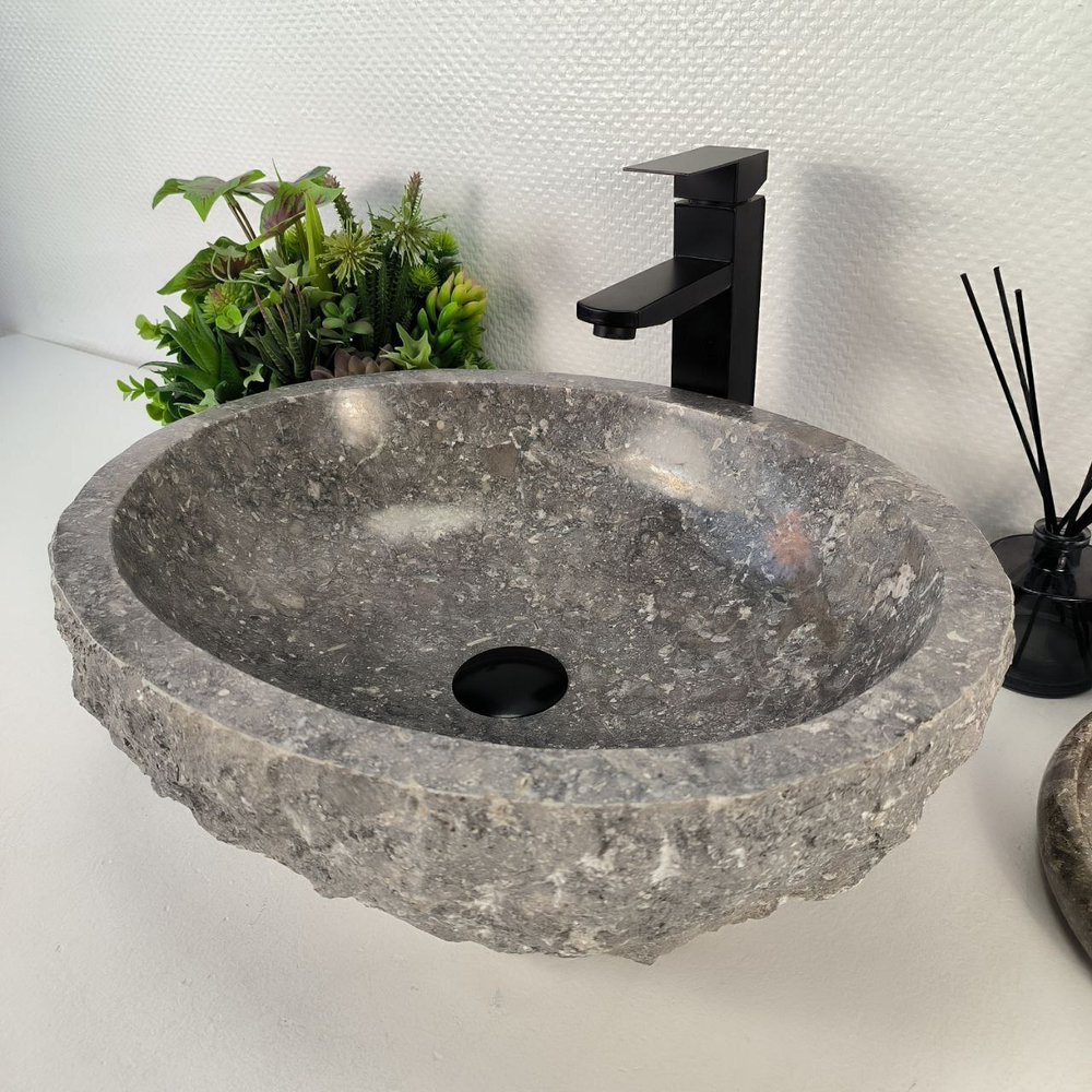 Раковина из мрамора Erozy Grey EM-64525 50*40*15 0188