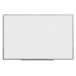 Доска магнитно-маркерная 100*180, Brauberg Стандарт, алюминиевая рамка