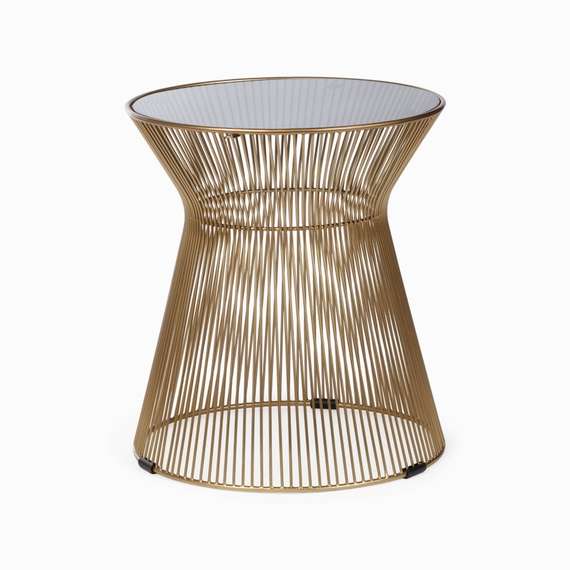 Кофейный стол Britt Ø40х44 см, золотой