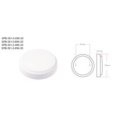 Светильник ЖКХ светодиодный ЭРА SPB-301-0-4K-20 IP40 20Вт 4000К D180 круглый накладной | Светильники ЖКХ IP40 и IP44