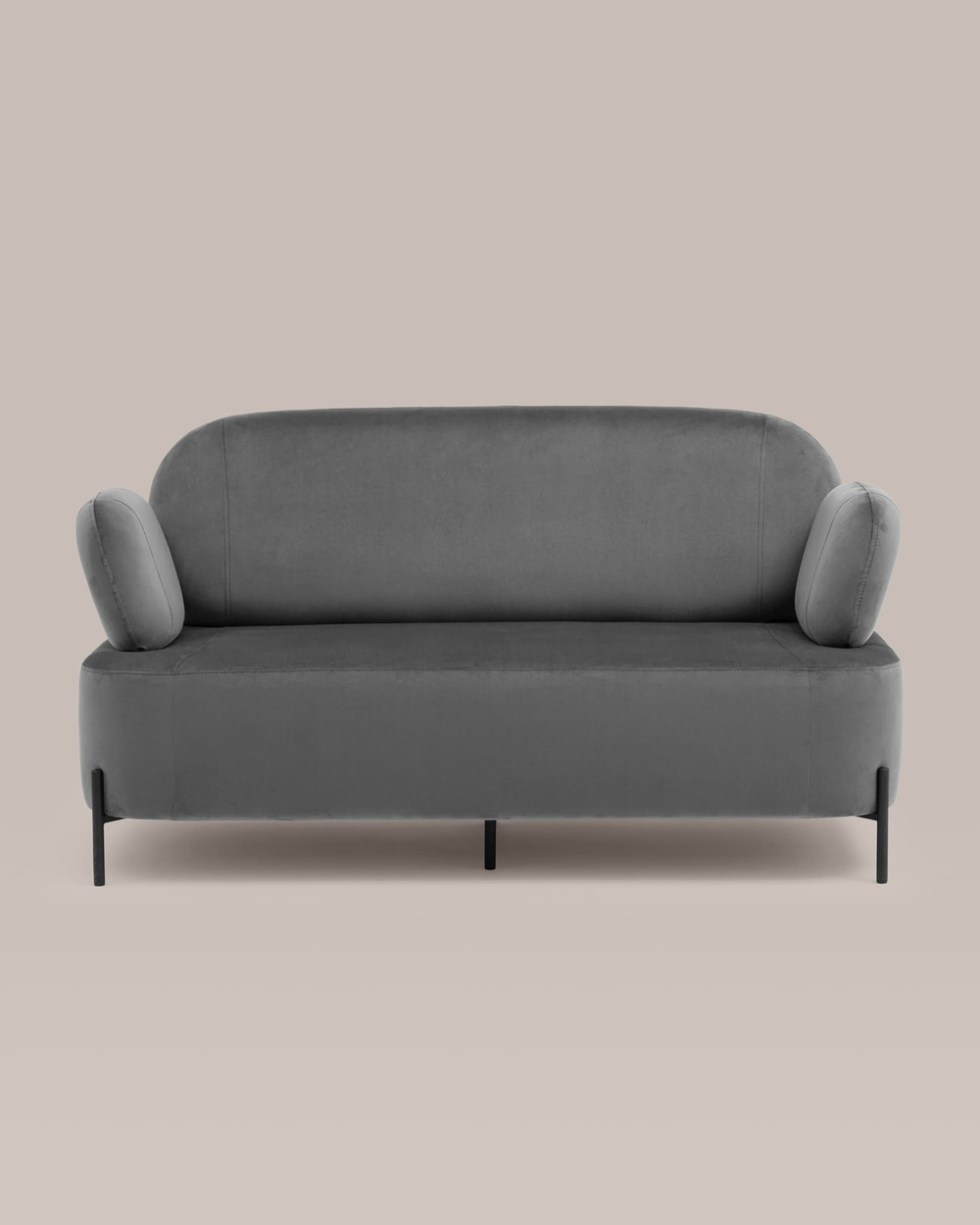 Диван Кэнди велюр серый