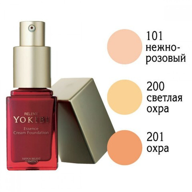 Relent Эссенция крем-пудра Ёкиби, тон 200 светлая охра - Relent Yokibi Essence Cream Foundation SPF 15 PA++, 20 г