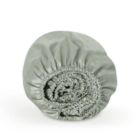 Простыня на резинке BuyColor (сатин) Шалфей