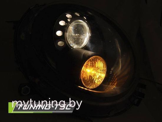Фары передние BLACK для BMW MINI (COOPER) 06-14
