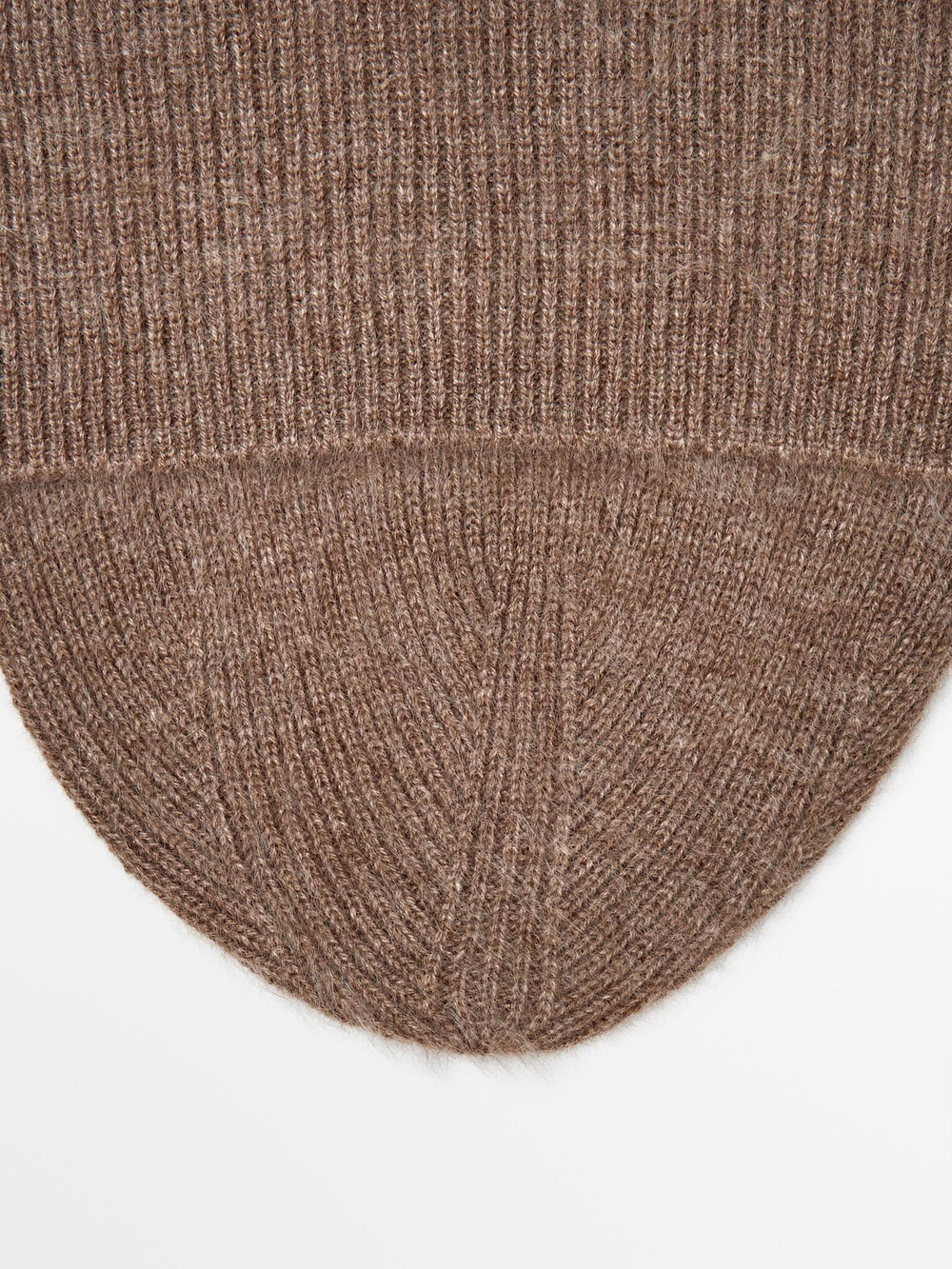 Massimo Dutti Шапка бини из 100% кашемира, песочный