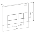 Клавиша смыва DK Berlin (DB1439016)
