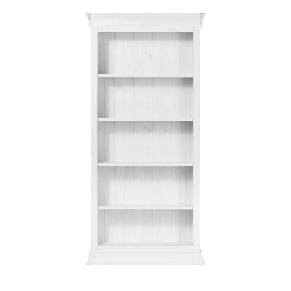 Шкаф для книг Бостон 1000x305 (белый воск)