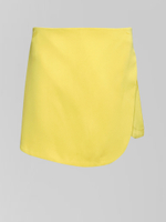 Юбка-шорты Yu Ze Fashion 2019231 однотонная на молнии сзади