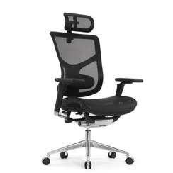 Кресло EXPERT 2 STAR ERGO HSTM 01 NEW, 3D пояснич валик, подлокот 6D(360), подголовн 5D, цвет черн,)