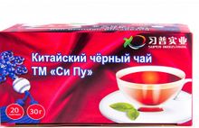 Чай черный Shennun Си Пу байховый китайский, в пакетиках 20 шт