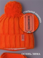 Шапка детская осенняя и шарф