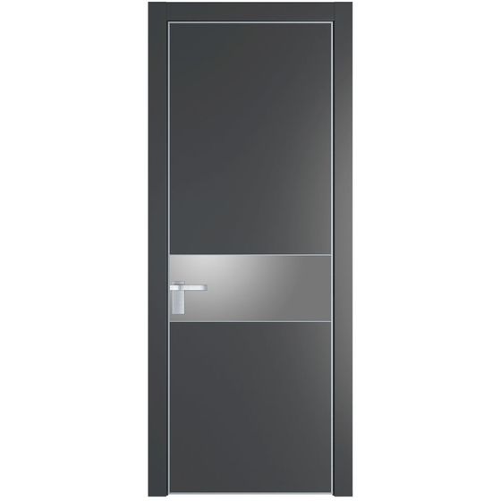 Profil Doors 17PA графит профиль серебро стекло серебро матлак
