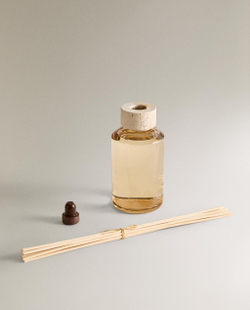 Zara Home Аромадиффузор Rose et Pivoine 670 мл, тростниковые палочки микадо, аромат цветочный, Розовый