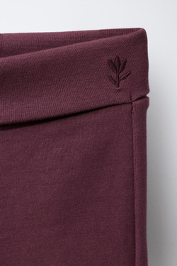 ZARA ЛЕГИНСЫ FLARE, БУРГУНДИ