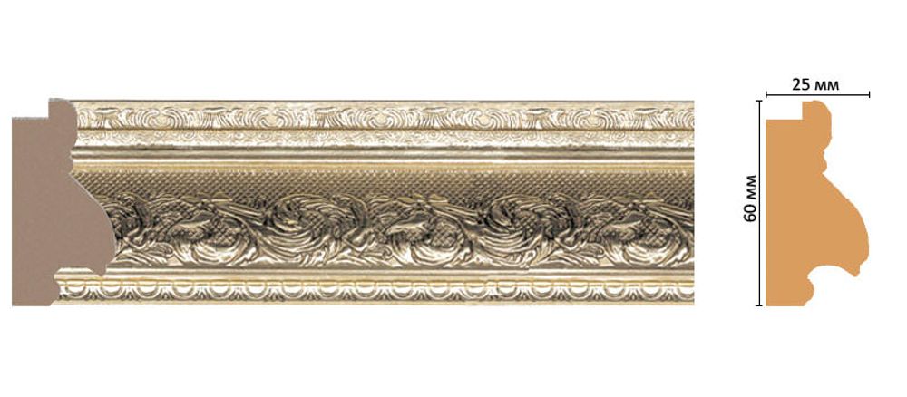 Багет Decomaster FM10-2 60*25*2850мм