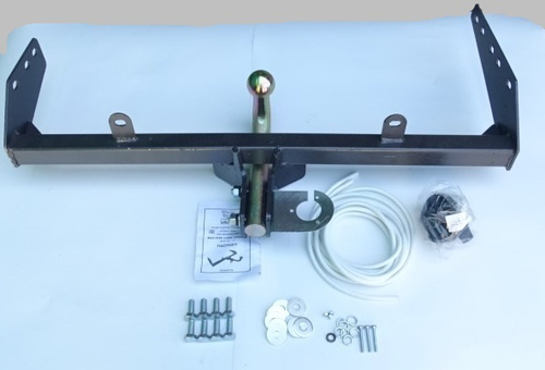 Фаркоп /2190 Гранта лифтбэк/ съемный шар, без сверления кузова (с электрикой) (VAMER)