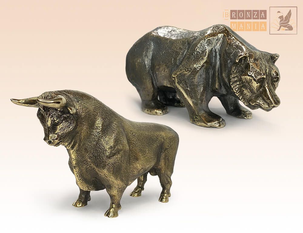 статуэтка Медведь и Бык Франкфуртские