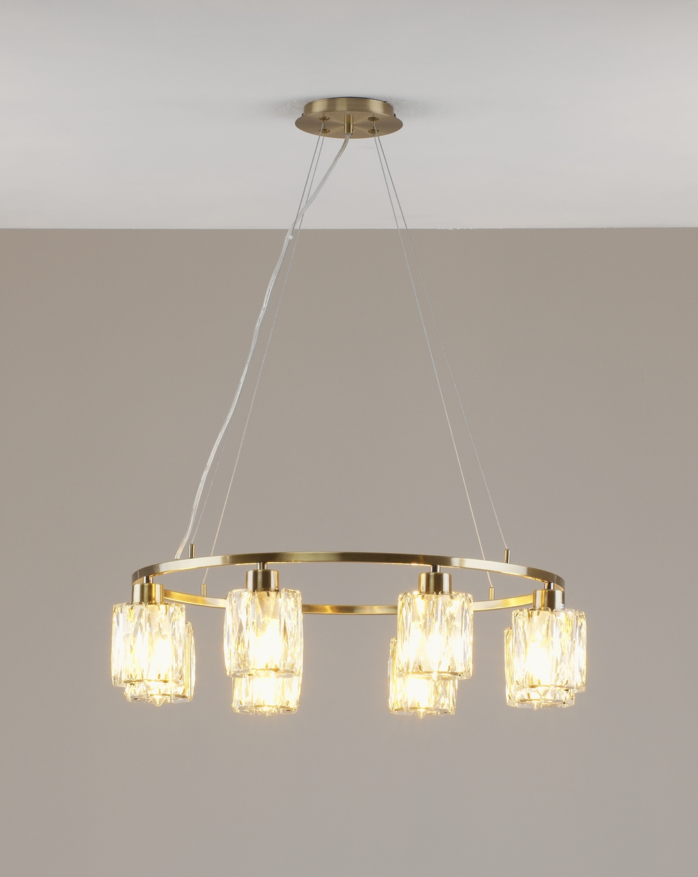 Люстра подвесная Moderli V11685-8P Prismique