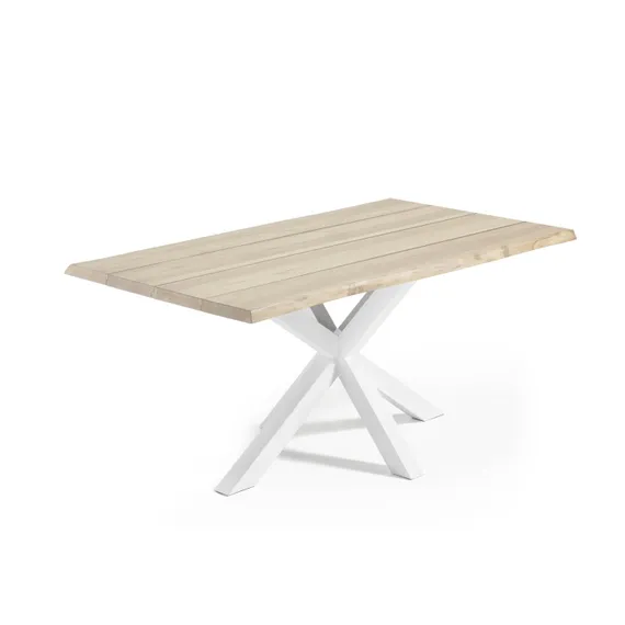 Обеденный cтол Arya 160x90 белый отбеленный дуб