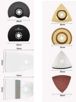 24шт. Качающиеся пильные полотна для реноватора мультитула Универсальная насадка для нескольких DIY аксессуары для электроинструментов