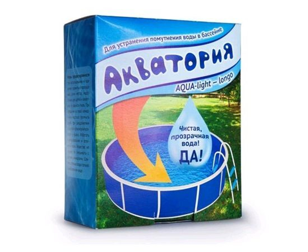 Акватория Alga-light, 500мл, для устранения помутнения воды в бассейне, 6201