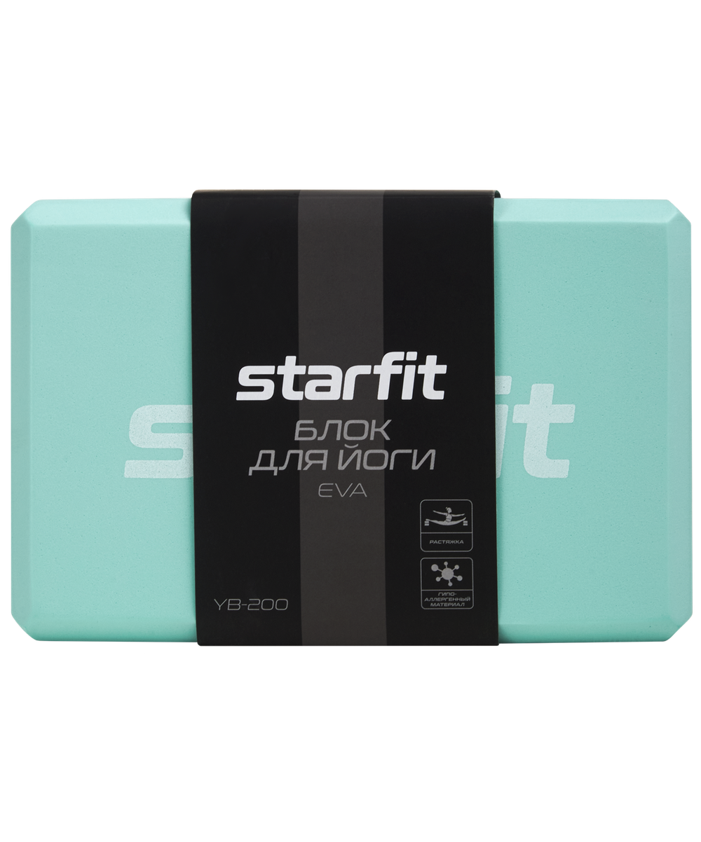 Блок для йоги YB-200 EVA, мятный