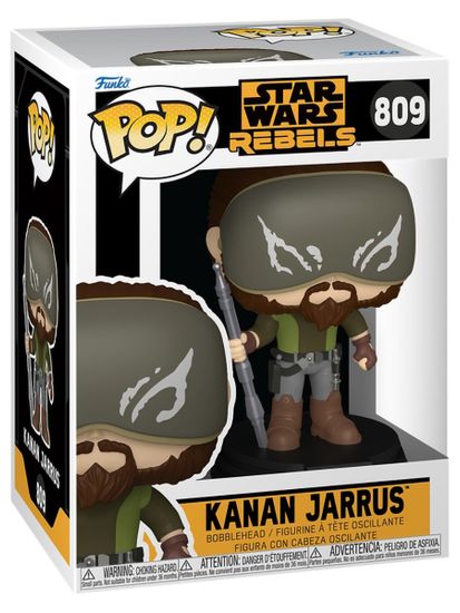 Фигурка Funko POP! Bobble Star Wars Rebels Kanan Jarrus (809) 84027 / Фигурка Фанко ПОП! по мотивам вселенной "Звездные войны", Канан Джаррус
