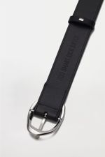 БАЗОВЫЙ РЕМЕНЬ С МЯТОЙ ПРЯЖКОЙ BLACK