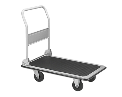 Тележка платформенная 600 кг TOR PH600 (800х500) со складной ручкой (пластиковые колеса 100 мм)