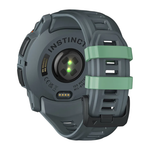 Спортивные часы Garmin Instinct 3, 50 мм, AMOLED, силиконовый ремешок сумеречного цвета Безель цвета «южные тропики», AMOLED-дисплей. Ремешок с классической застёжкой — на запястье обхватом 141–213 мм