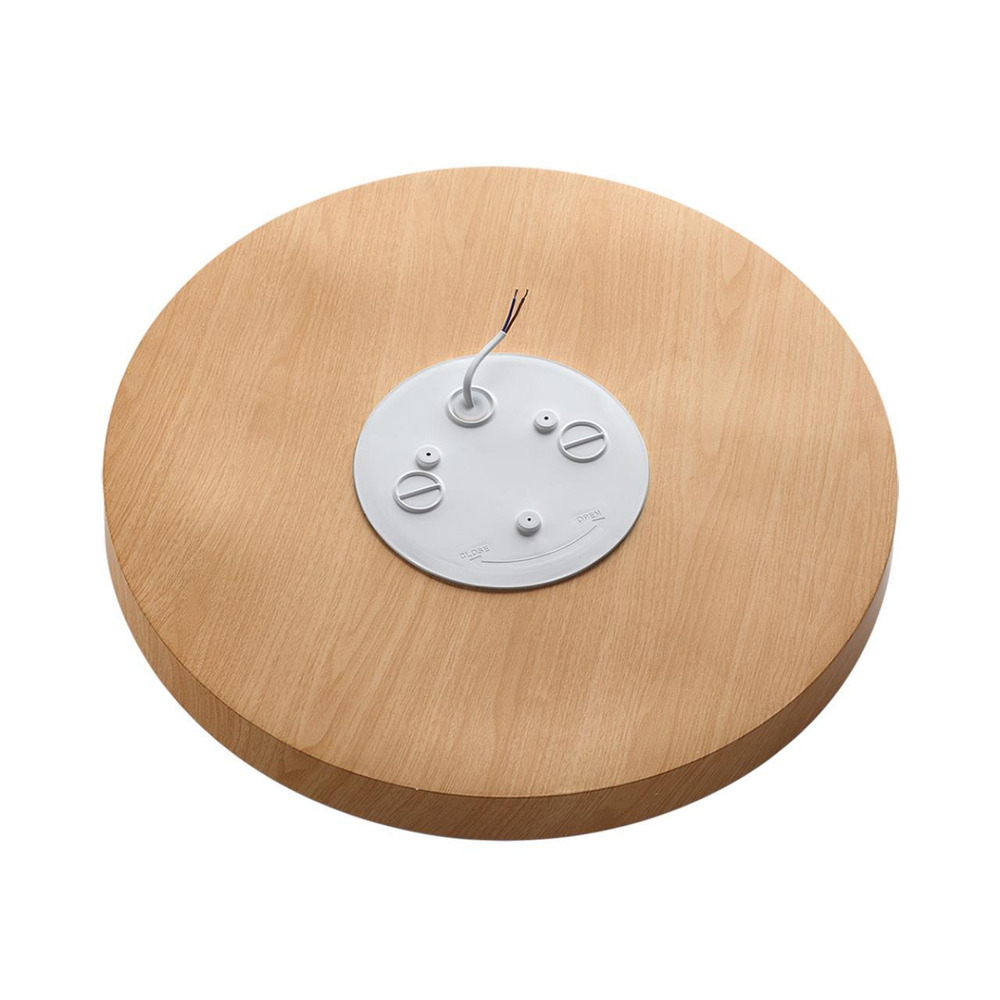 7761/24L MITRA LED SN 107 Светильник пластик/белый/под дерево LED 24Вт 4000K D300 IP54 GAMMA