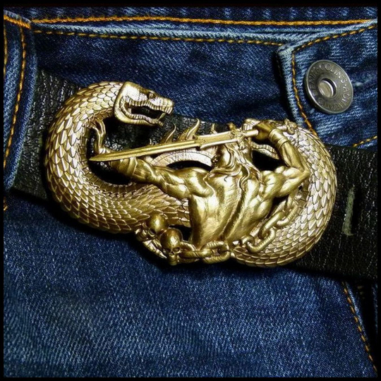 Пряжка для ремня "Конан" малая