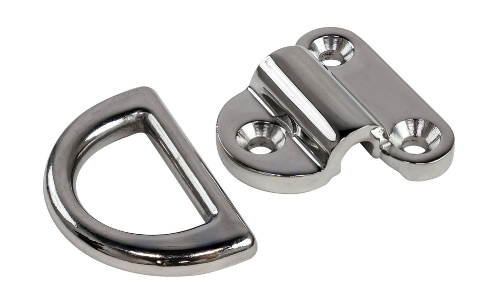 Обушок откидной с полукольцом 55х49.5 мм, Marine Rocket