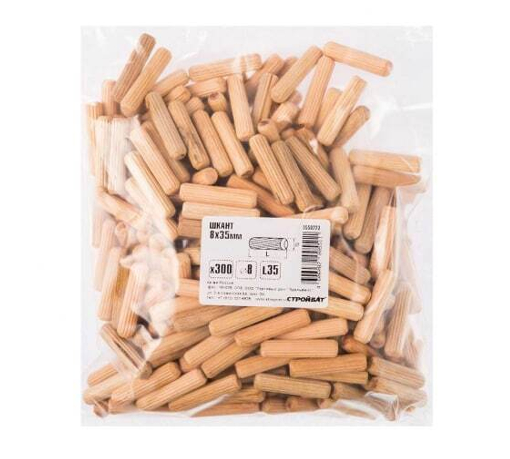 ШКАНТ ELEMENT МЕБЕЛЬНЫЙ 8Х35ММ 300ШТ