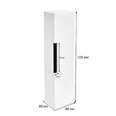 Коробка №3-П 60*60*255 мм для диффузора ТК БЕЛЫЙ