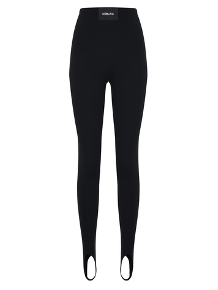 Лосины со штрипками из бифлекса на пятку matte