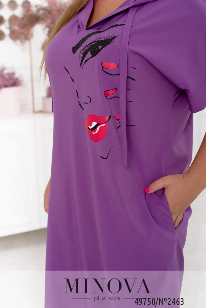 Платье 2463-сиреневый Minova